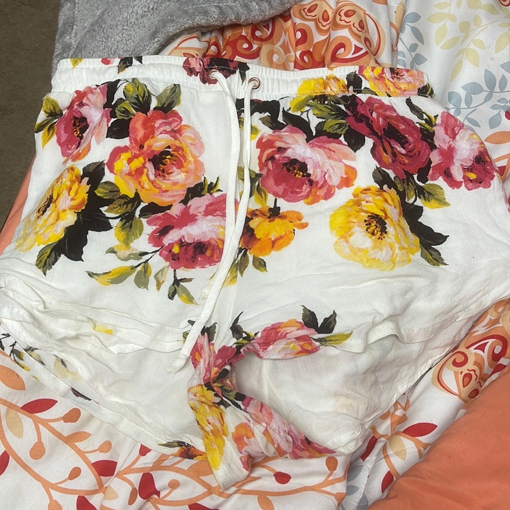 Kendall And Kylie Floral Shorts